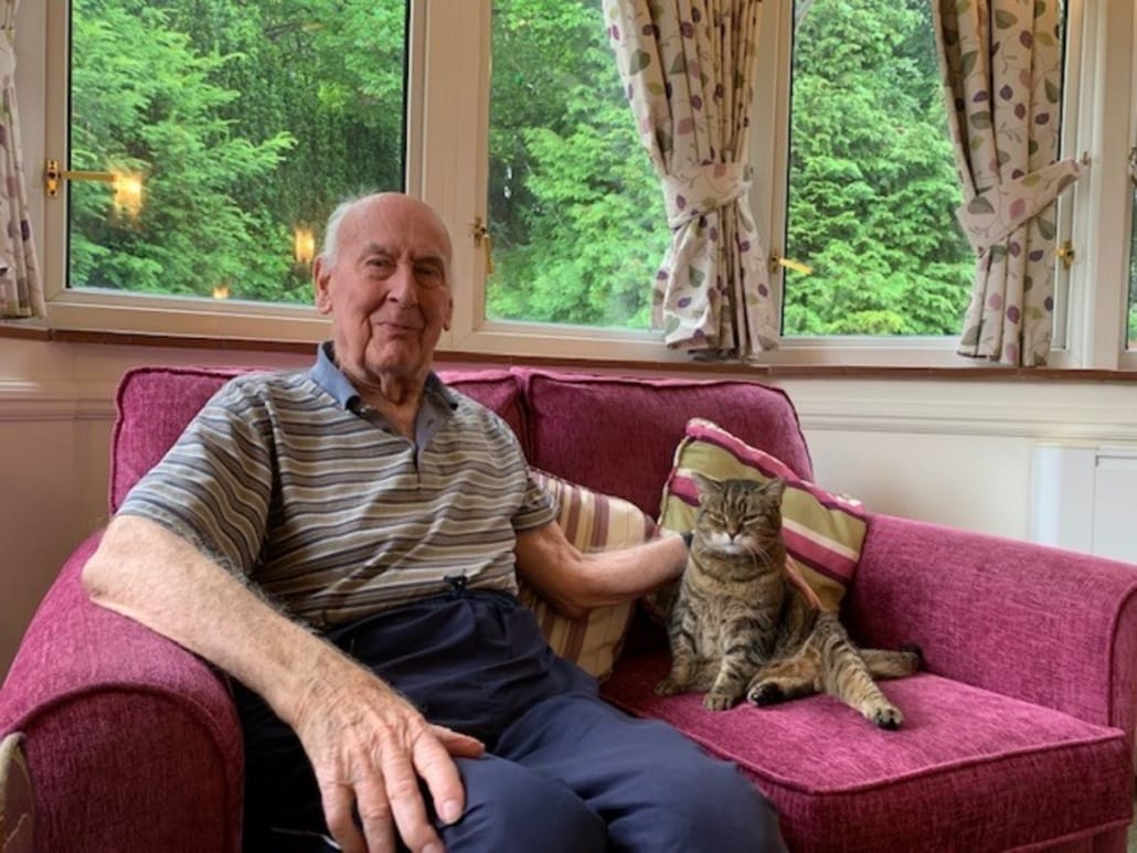 A home for life at Westerham Place for Misty the cat