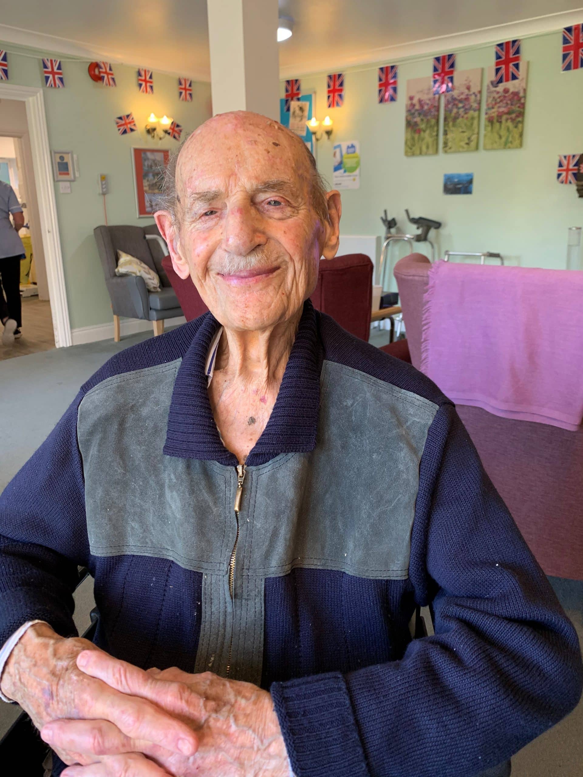 Len Goldman, resident at Patcham Nursing Home