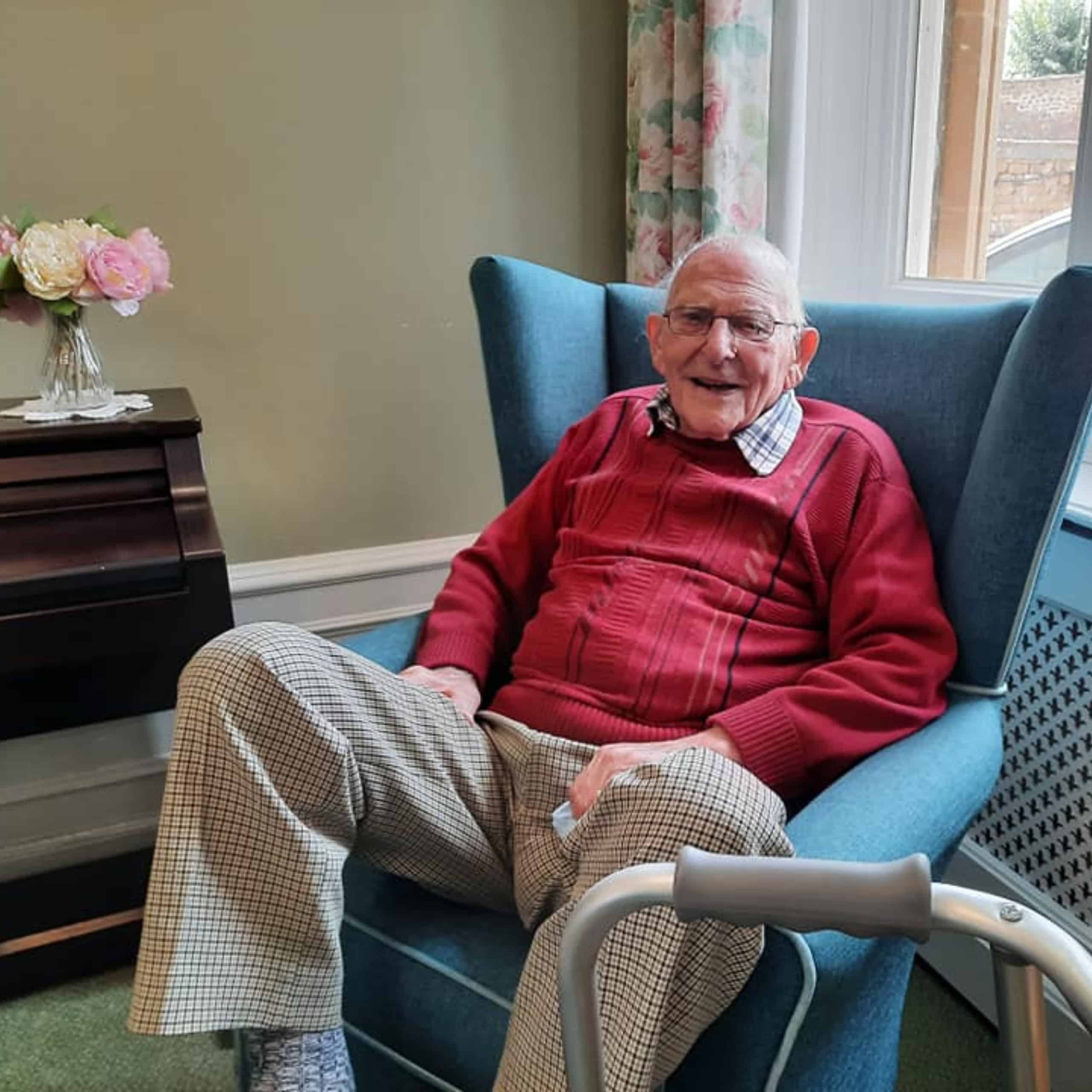 Geoffrey Hillman, resident of Featherton House Care Home in Deddington, has been sharing the story of his time in India.