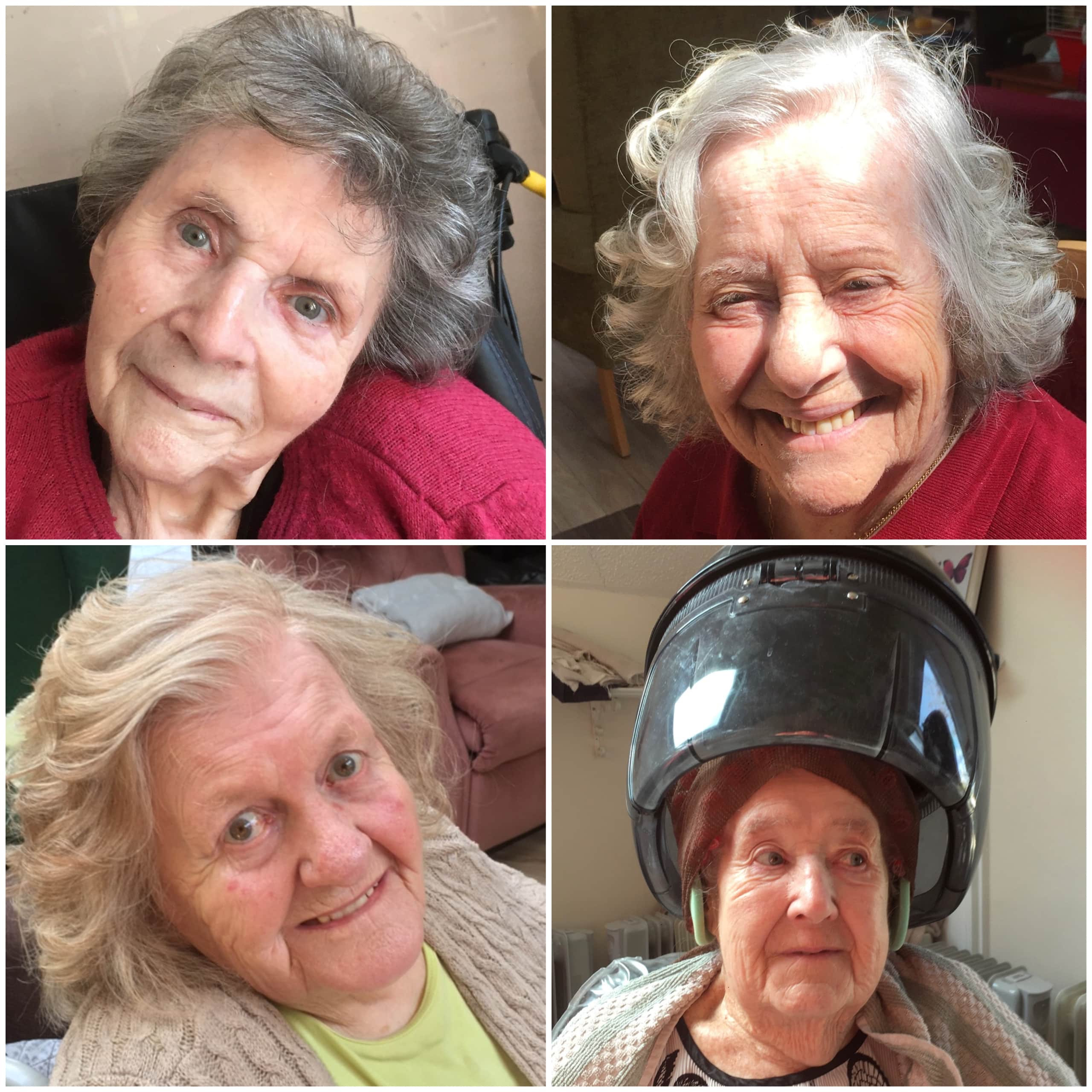 Residents at Epsom-based care home Linden House have their first appointments with the hairdresser for 12 months in the in-house hair salon.